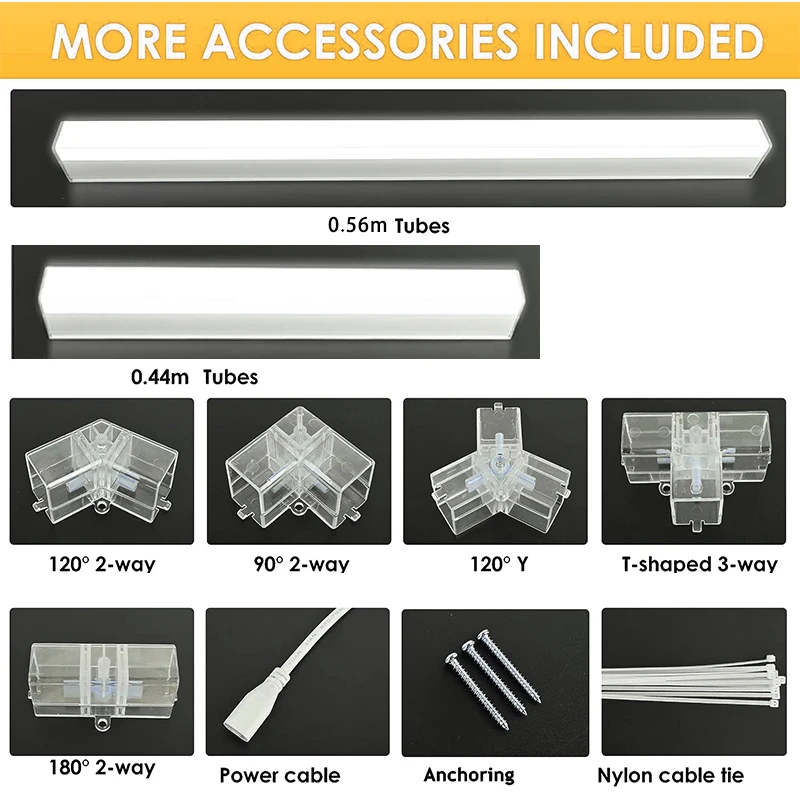 Hexagon LED Car Garage Light with Border 6500k Ceiling Light Shop Light for Car Detailing Garage Workshop Gym Supermarket