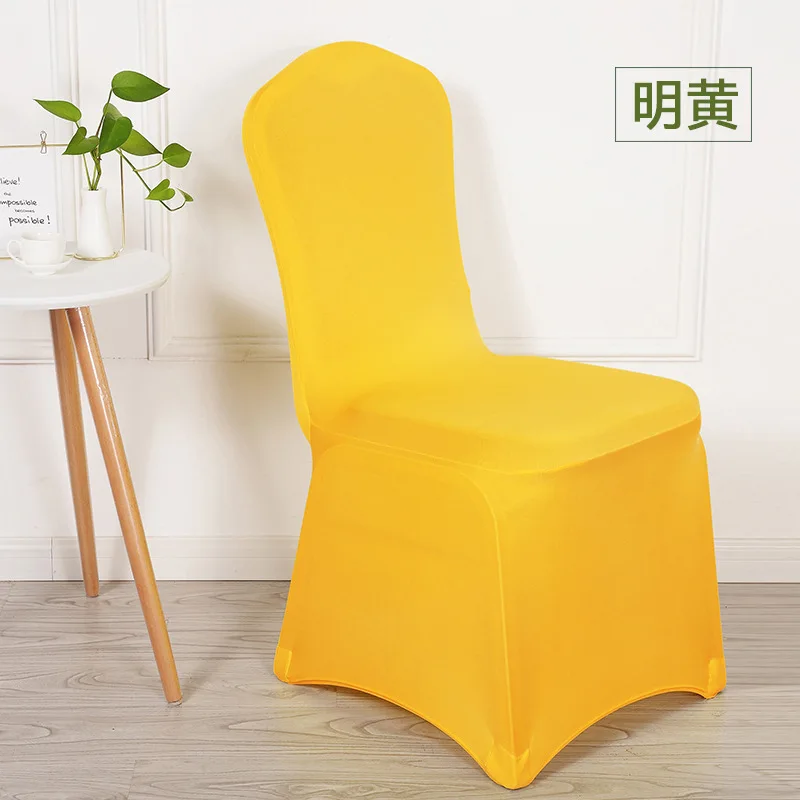 Elegant Red and White Elastic Chair Cover
