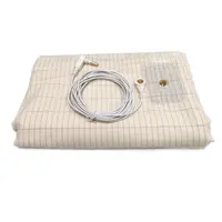 Earthing Bed Sheet Flat sheet Earth benefit nature health well grounded gold connection earth cord 1