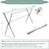 Clothes Drying Racks Outdoor, 82 Inches Updated Version,Stainless Steel Laundry Drying Rack for Indoor Outdoor and The Balcony 2