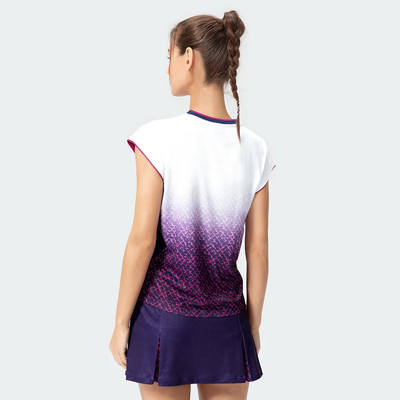 Kawasaki Clothing New Men's Sweat Wicking Breathable Casual Badminton Clothing Top Women's Sports