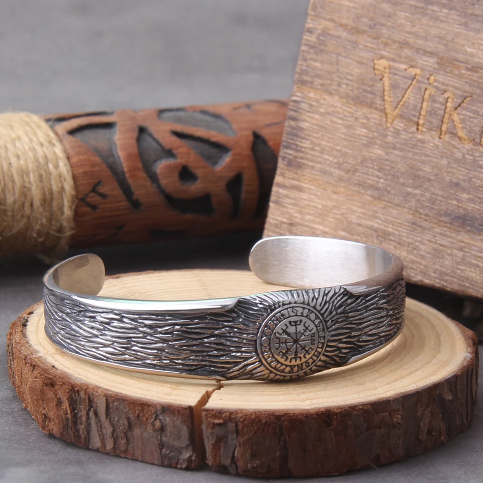Nordic Viking Celtic Knot Stainless Steel Bracelet