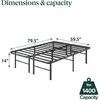 14in Easy Bed Frames, Sturdy Metal Beds Frame, No Box Spring Needed, Eco Friendly Packaging, Bed Frames 2