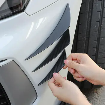 Divisori spoiler per auto Decorativi Installazione semplice Proteggi il bordo del veicolo Addensato Ottima appiccicosità Labbra spoiler Accessori per auto