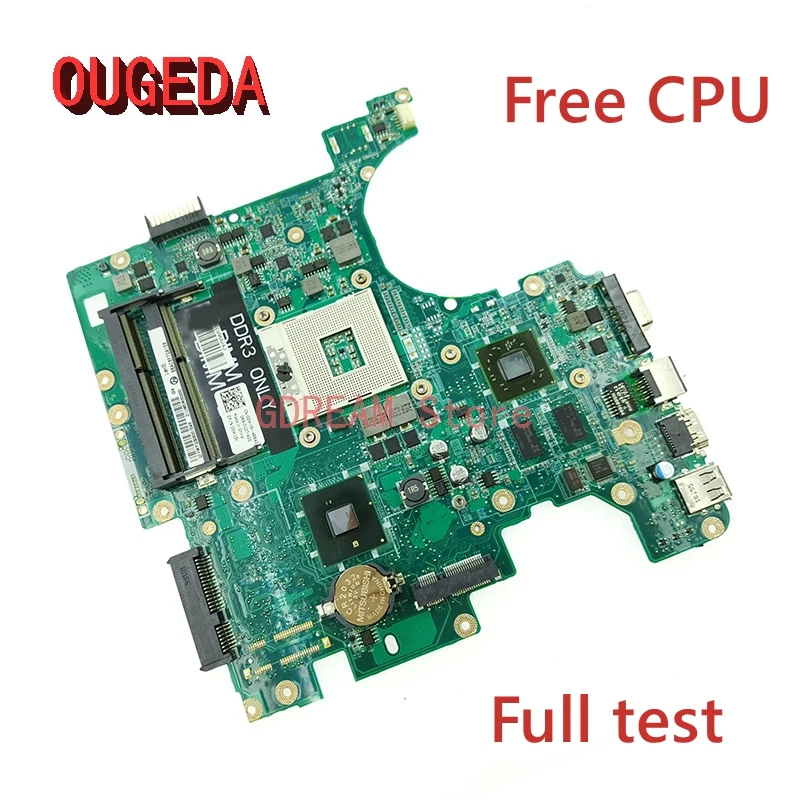 

OUGEDA CN-00W15K 00W15K 0W15K DA0UM3MB8E0 Main board for Dell Inspiron 17 1764 17 inch Laptop Motherboard HM55 DDR3 free CPU