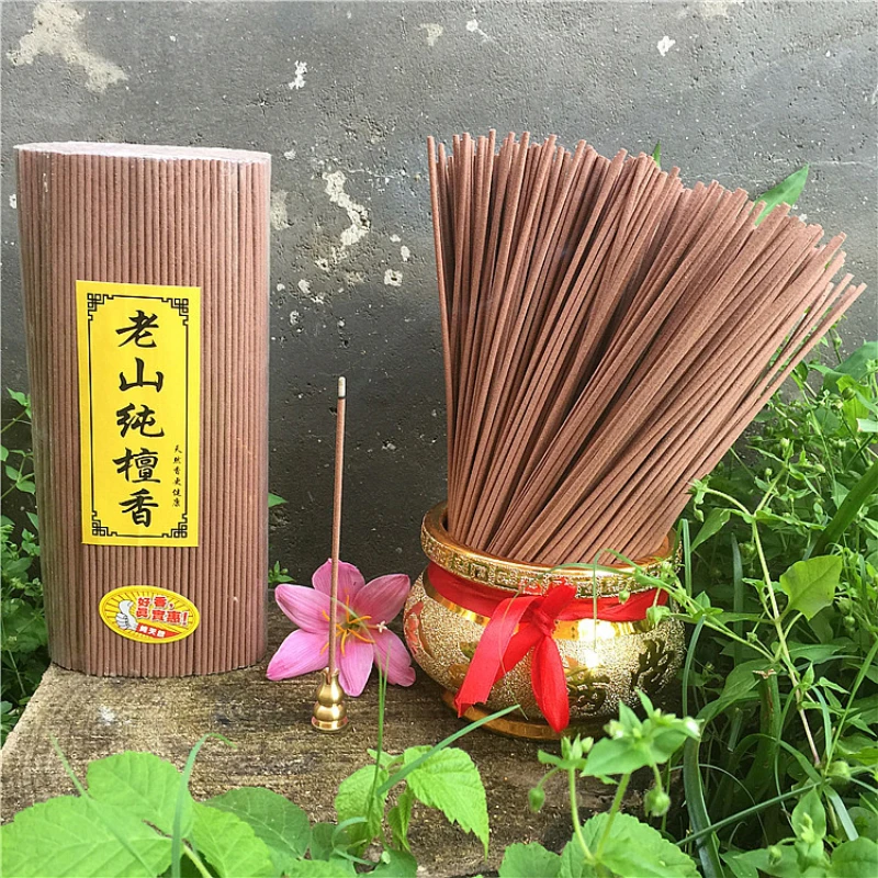 500g Laoshan Sandalwood Incense Sticks 21/28/32cm Joss Sticks Scents