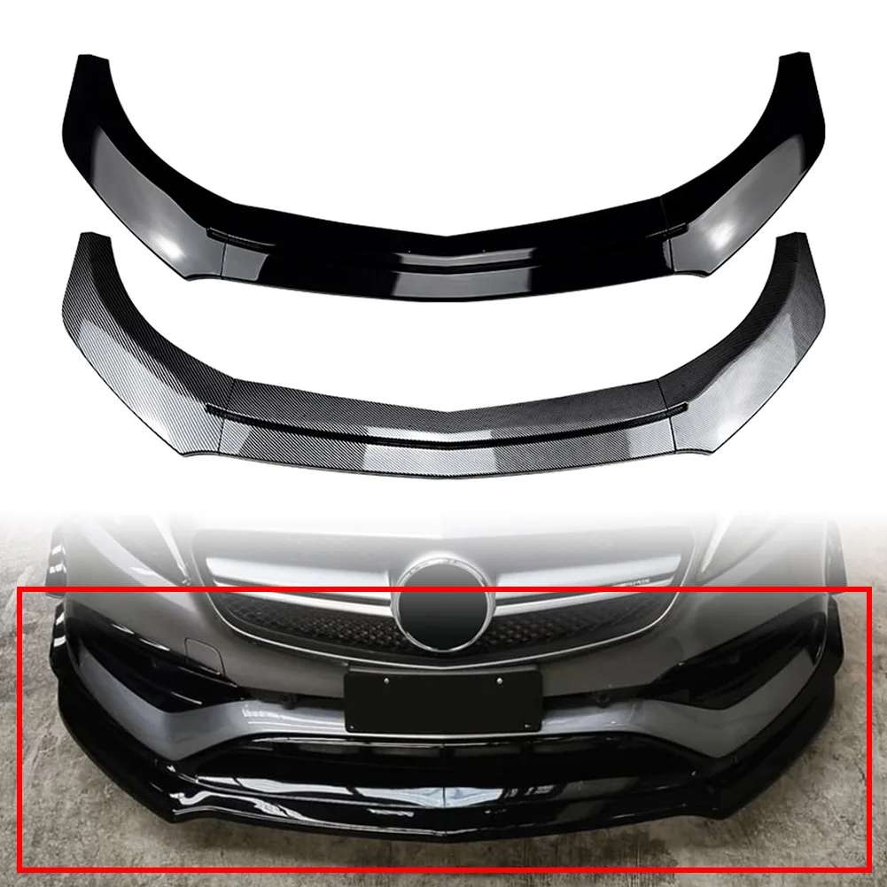 

3 шт., сплиттер для переднего бампера Mercedes A-Class W176 A200 A260 A45 AMG 2013 2014 2015 2016 2017 2018