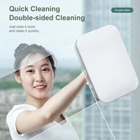 NEW Magnetic Window Cleaner Brush Double-Side Automatic Water Discharge Wiper Glass Window Brush Cleaning Household Tools 1