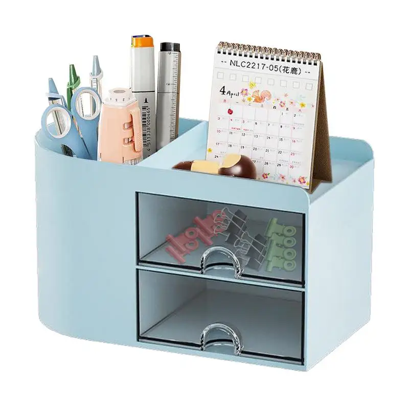 

Настольный держатель для ручек, органайзер для косметики, настольный органайзер для ручек, ножниц, Note, бумаги, маленького размера, календарь для стола