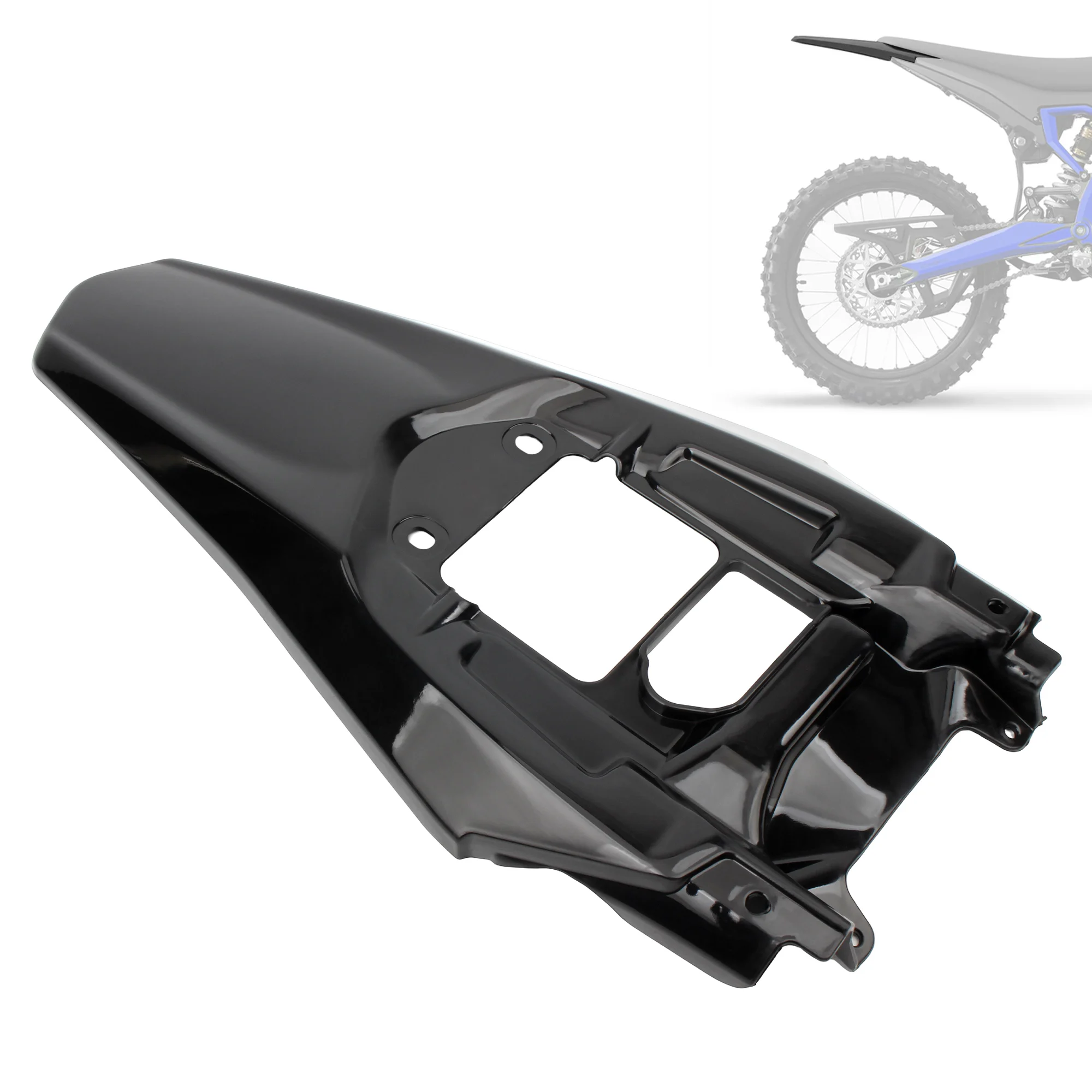 Enhanced Motorcycle Rear Fender for Off-Road Racing and Motocross