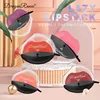 Lazy Lipstick Pearl light Temperature Color Changing Lip-shaped Lipstick Velvet Moisturizing Lip Gloss Waterproof Non-stick Cup