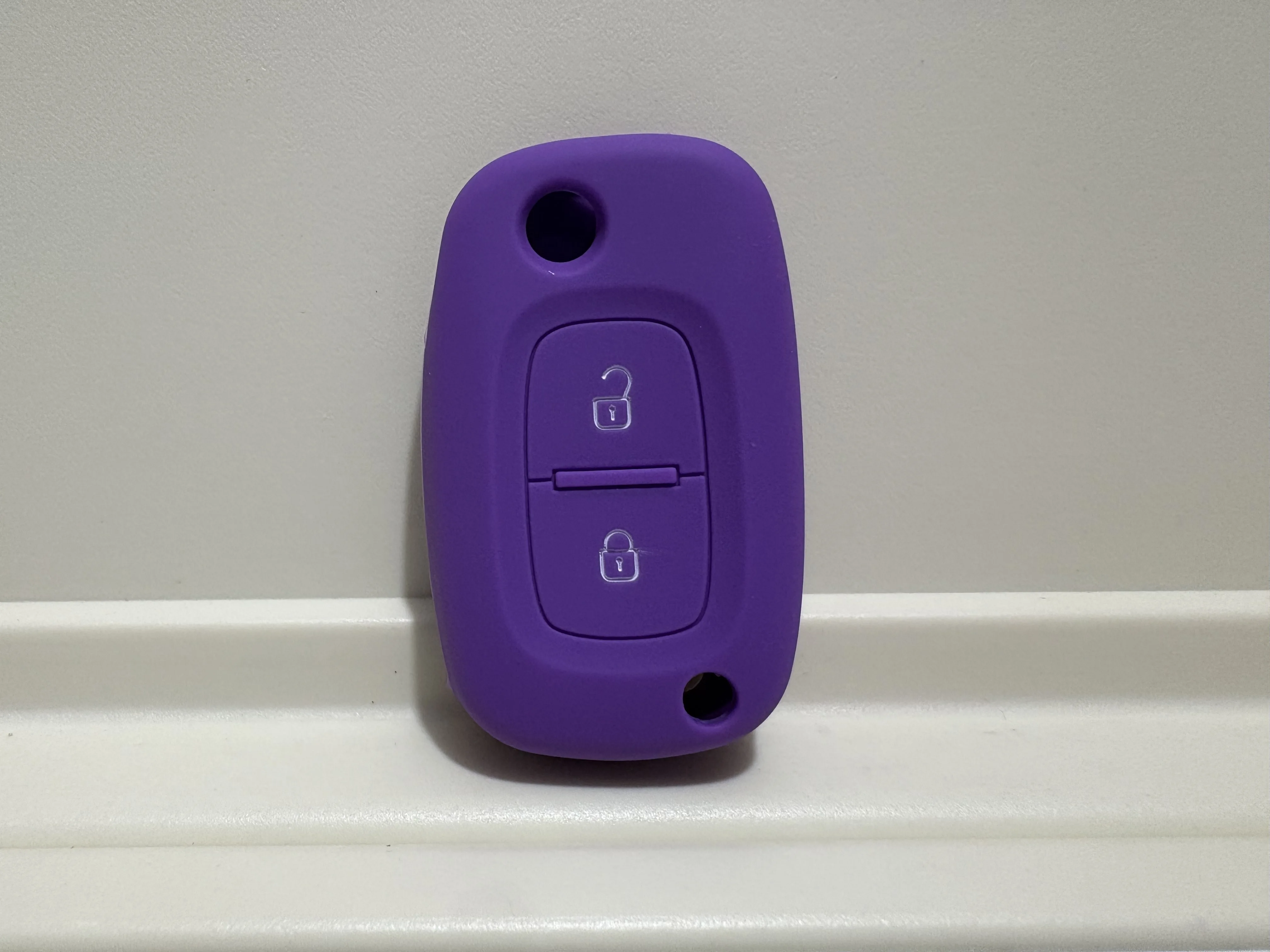 Premium Silicone Car Key Cover Case - Durable Flip & Fold Protection