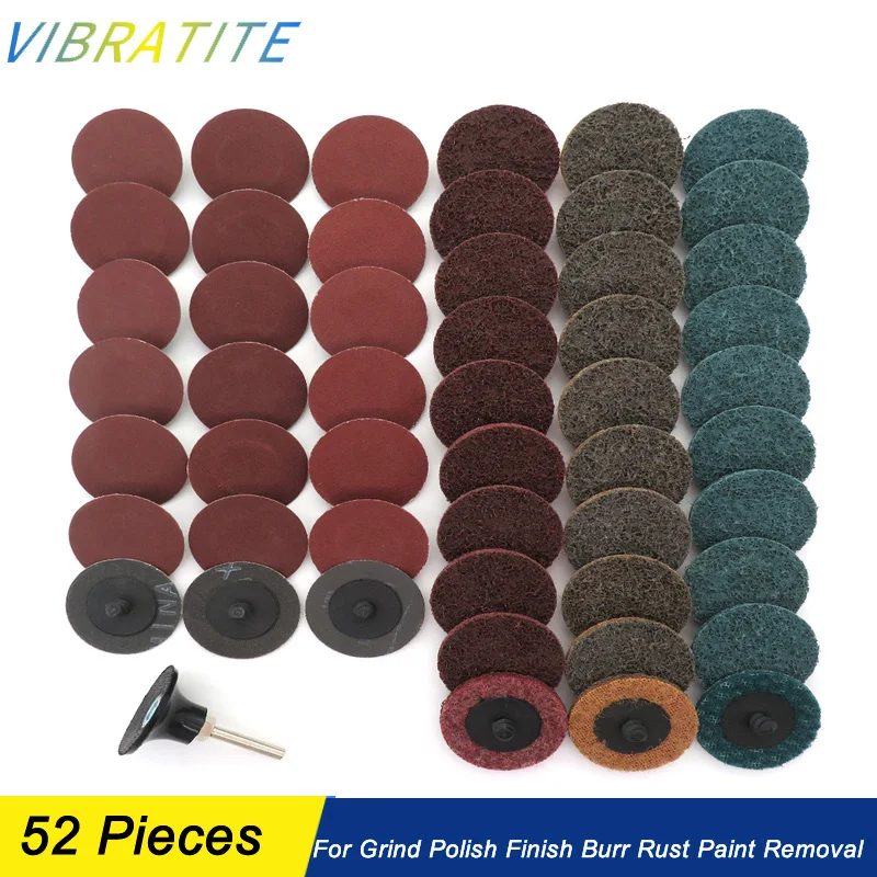 2 Inch Quick Change Sanding Discs Surface Conditioning Discs For Die