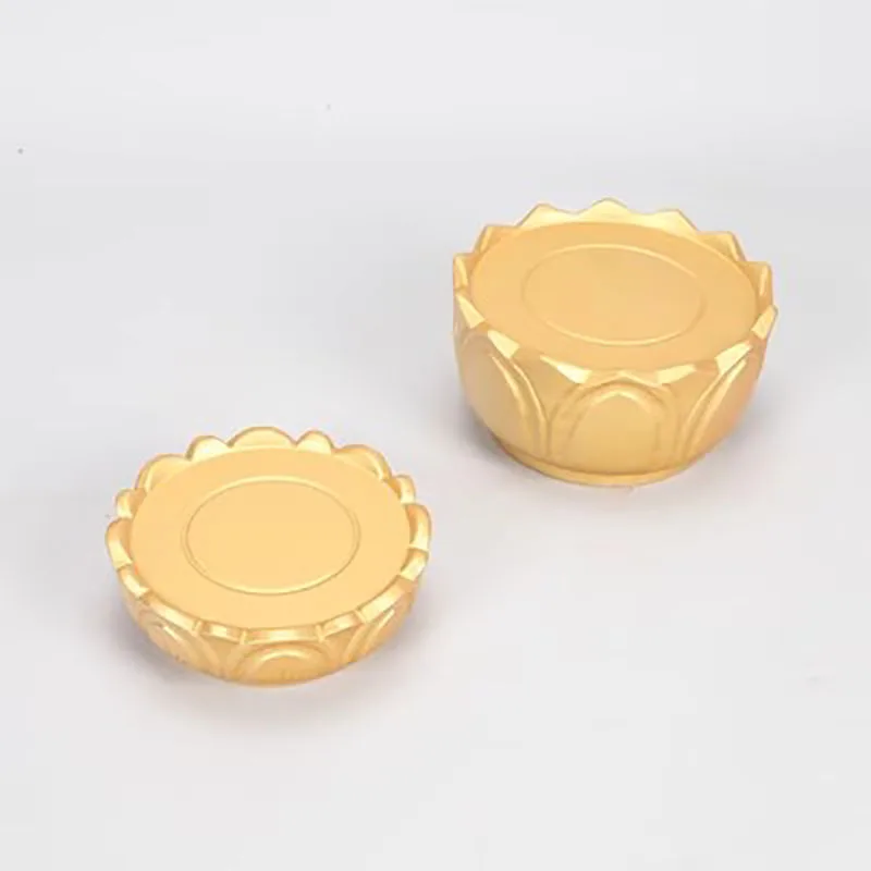 Round Golden Lotus Base, Guanyin Body, Worships the wealth God Buddha Statue, Guan Gong Decoration, Buddha Pedestal Base