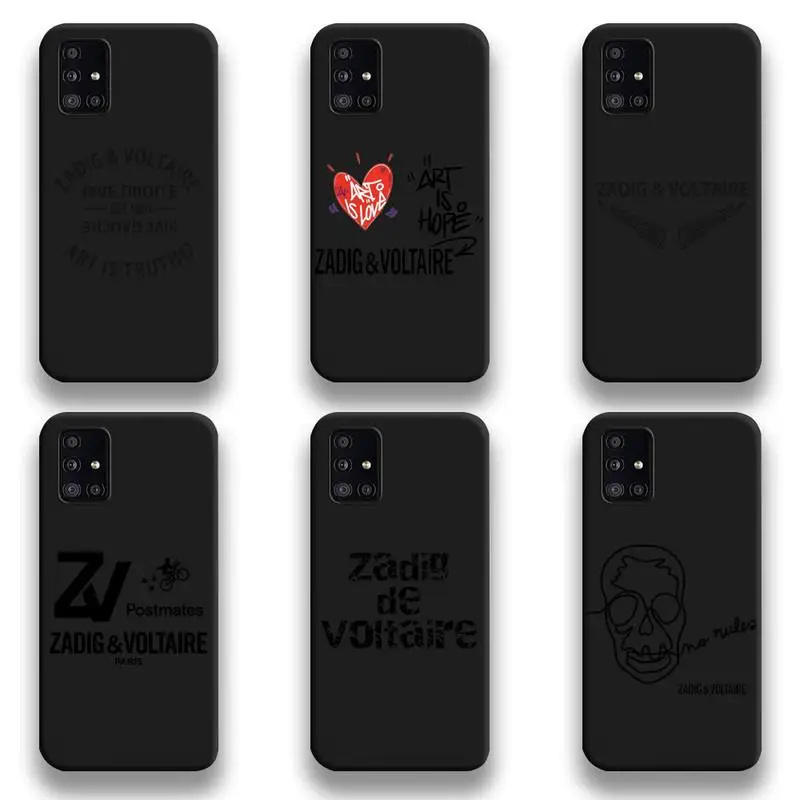 Zadig цветочный узор Вольтер чехол для телефона Samsung Galaxy A52 A21S A02S A12 A31 A81 A10 A20E A30 A40 A50 A70