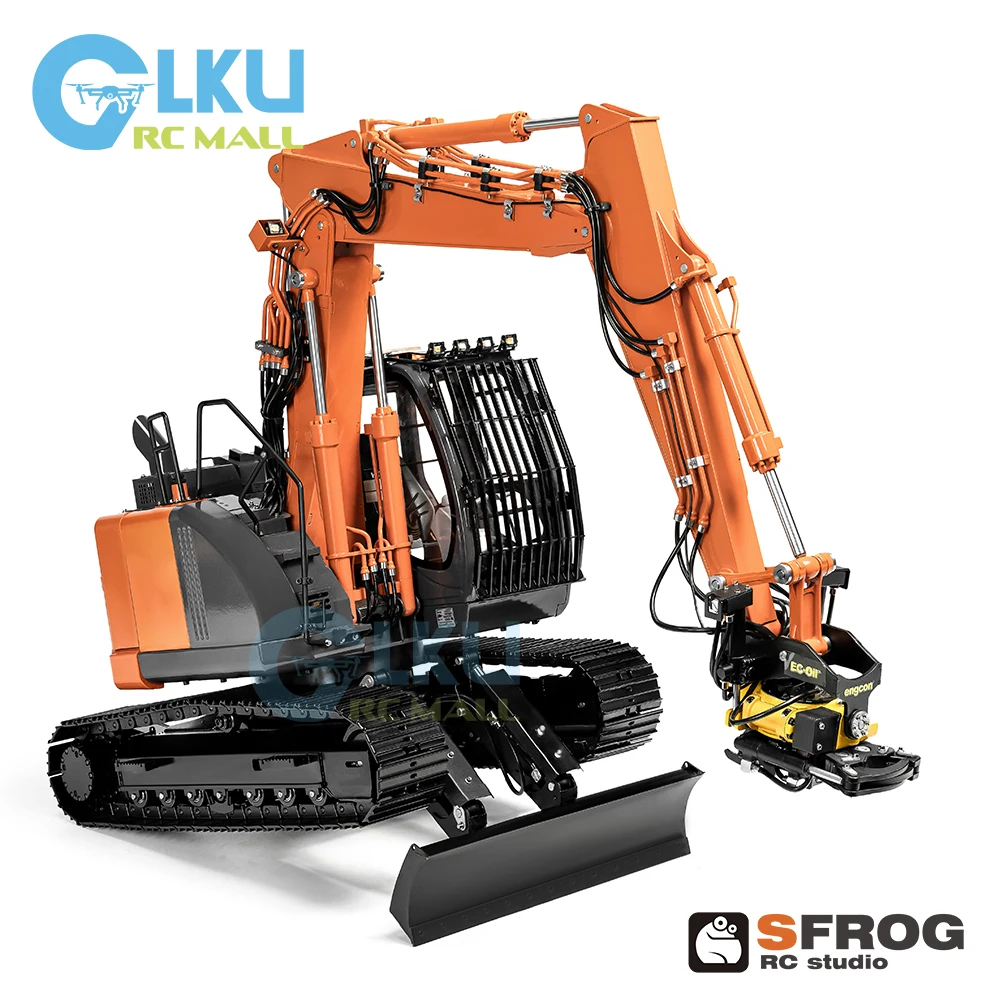 ソイリッチ Super Frog 1/14 Platinum Edition 135 Excavator with Front Shovel