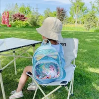 Disney Sequins Frozen Elsa Anna Backpack Fashion Glitter School Book Bag Girls Kawaii PU Leather Travel Backpack Christmas Gifts 4