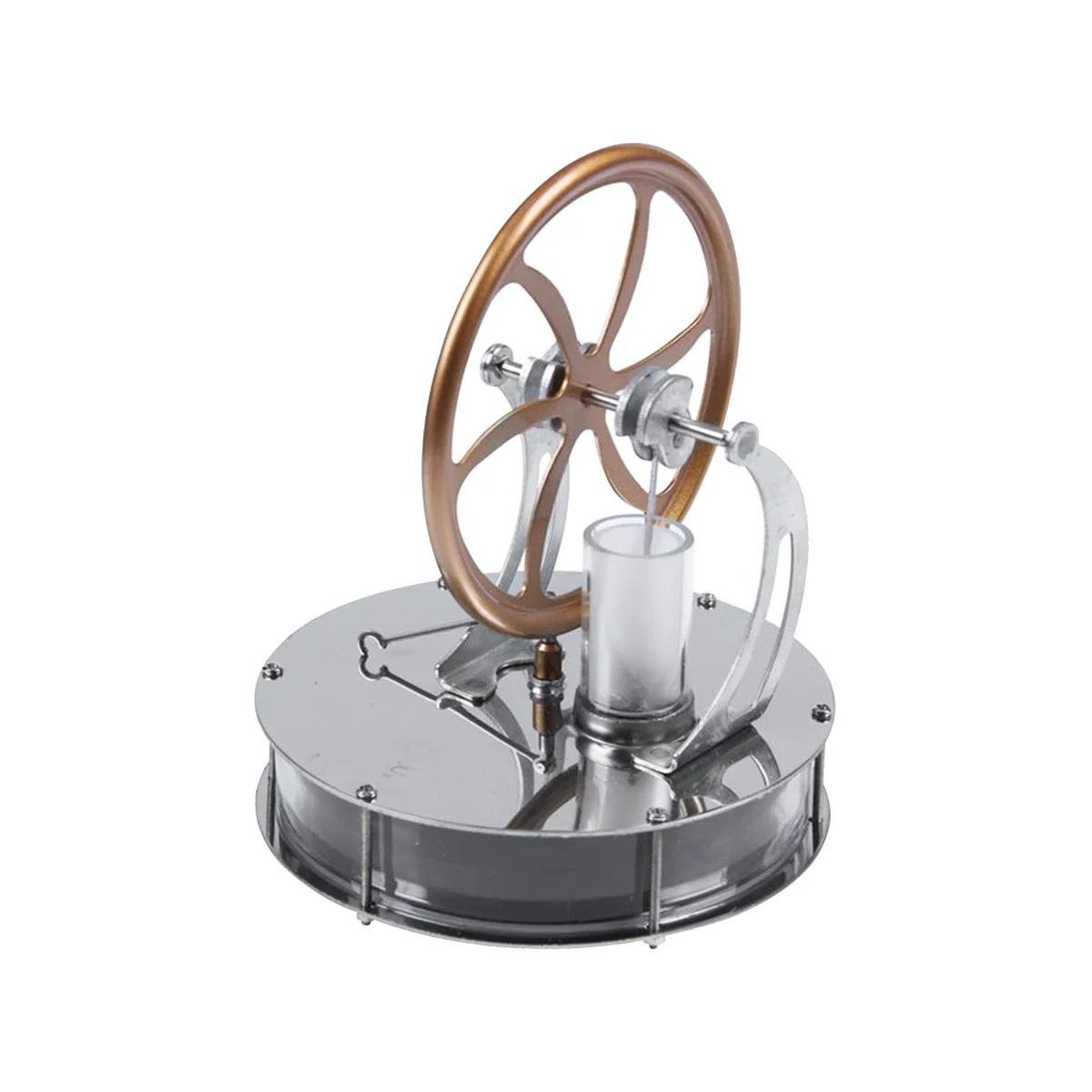 

Temperature Stirling Engine Motor Model Heat Steam Learning Education Tool to Understand the Working Principle