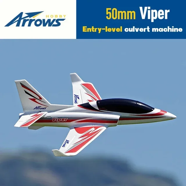 Blue Arrow 50mm Viper PNP RC Aircraft Model Sports Machine Fixed Wing Crash Resistant Beginner's Remote Control Adult boy Toy 1