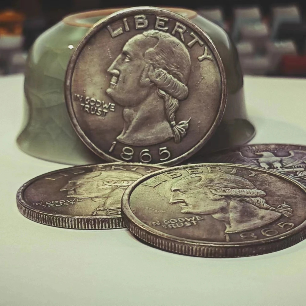 1865 USA Morgan Original Silver Coin Liberty Eagle Medal Album Copy Coins Collectibles Challenge Coins Christmas Gifts - Image 4