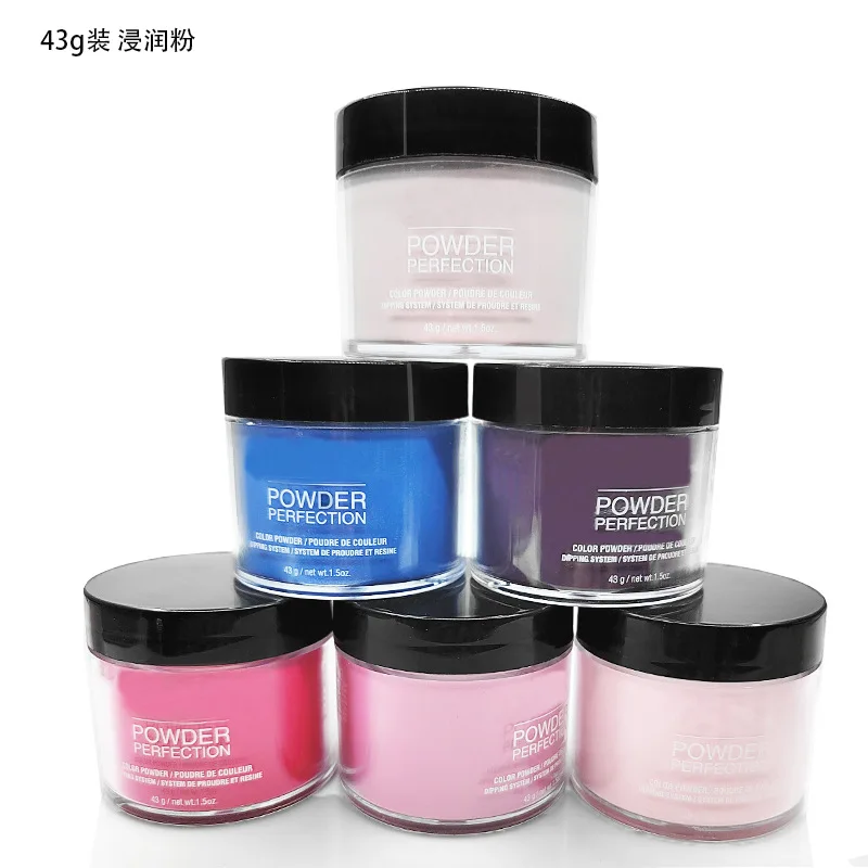 43g Nail Art opies Dipping Powder Pigment Dipping Powder For Nail Decoration Dip Powder Glitter Manicure Powder Dust 2
