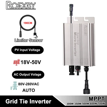 Micro solar grid tie inverter mppt solar Smart CT microinverter DC 18-50V AC 120V 240V Limiter Sensor home appliance Inverter