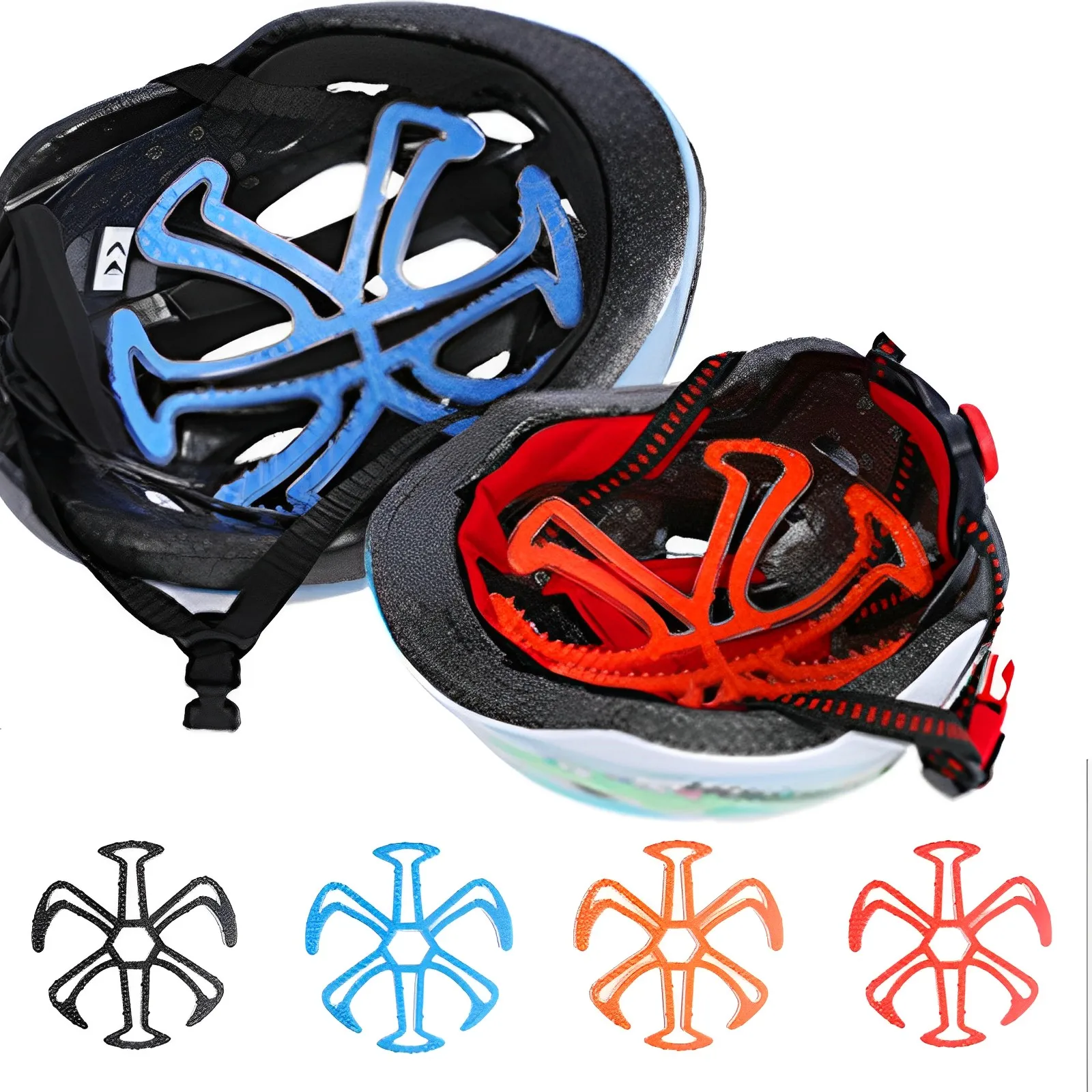 

Flexible Helmet Inner Silicone Pad Soft Breathable Helmet Liner Pad Safety Helmet Padding MTB Road Bike Motorcycle Accessories