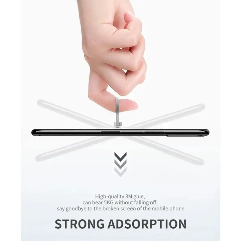 360° Degree Rotation Finger Ring Transparent Cell Phone Ring Holder StandClear Finger Grip Kickstand Compatible iPhones Case - Image 5