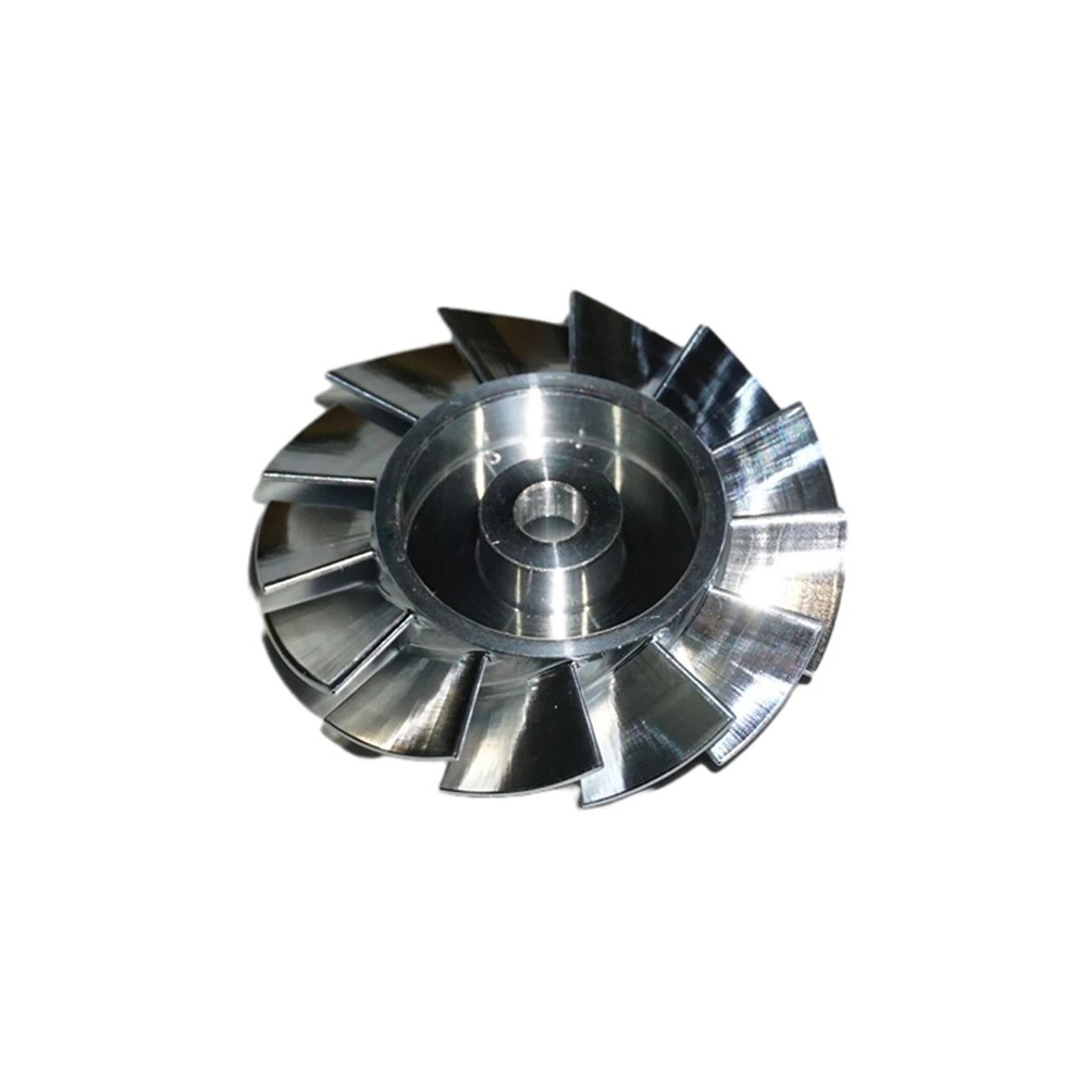5PCS 27mm CNC Fan Blade Impeller 100000 RPM High Speed CNC Machining High Precision Impeller