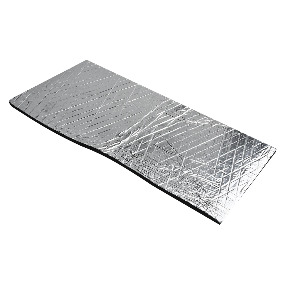 

25cm*50cm Car sound insulation Soundproof Tool Audio Car Firewall Insulation Mat Noise Replacement Rubber Foam + Aluminum Foil