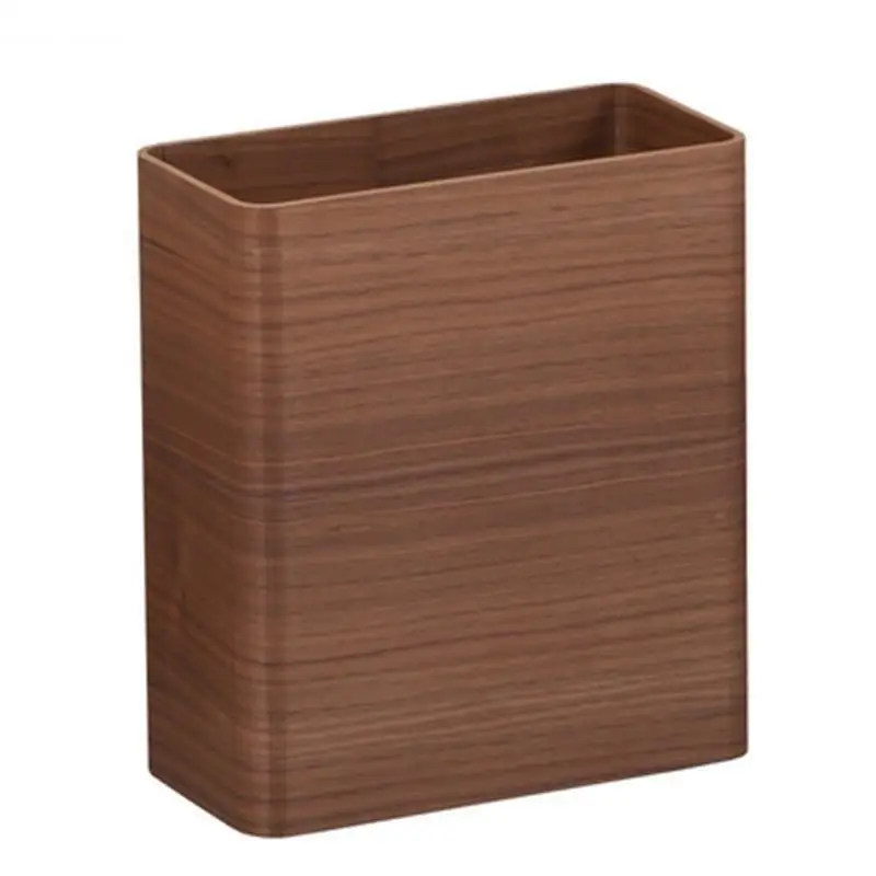 

Rectangular Wooden Trash Can Paper Basket Storage Bins Home Living Room Garbage Bin Kitchen Trash Can Cleaning Tools Accessories