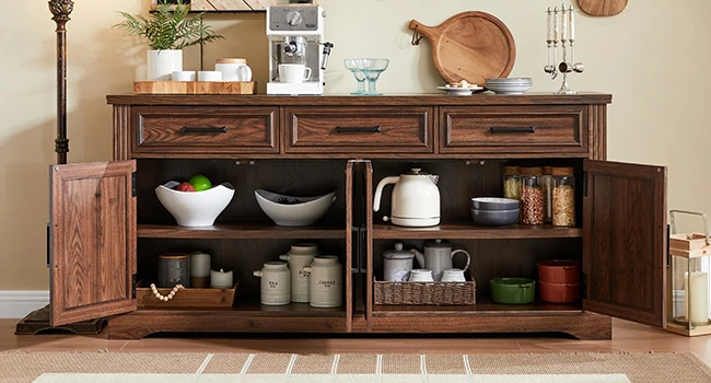 2 Large Double-door Storage Cabinet