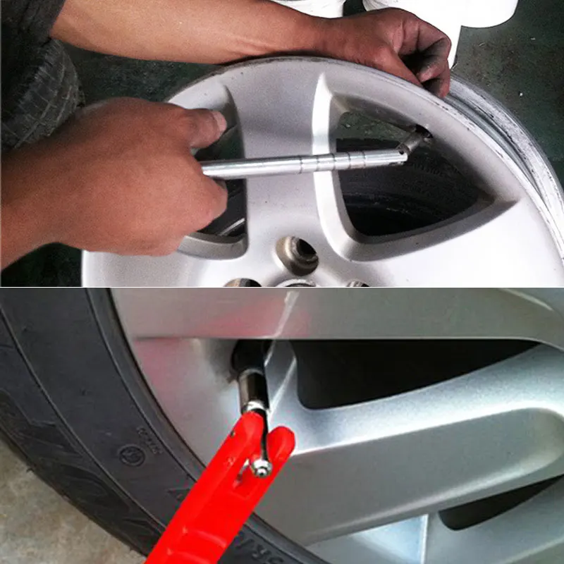 Tire Valve Stem Puller Tube Metal Tire Repair Tools Metal Car Puller Wheel Tire Remover Installer Car Repair Tools Universal 2