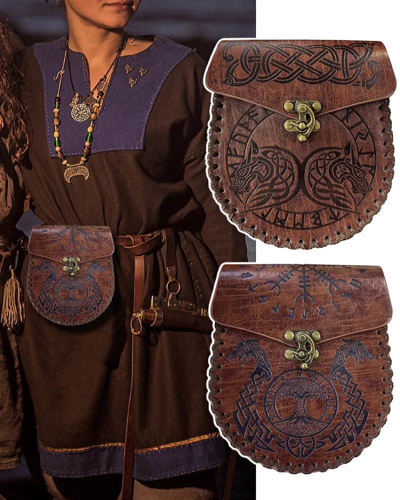 Cinturón para hombre, cinturón medieval de material cuero PU
