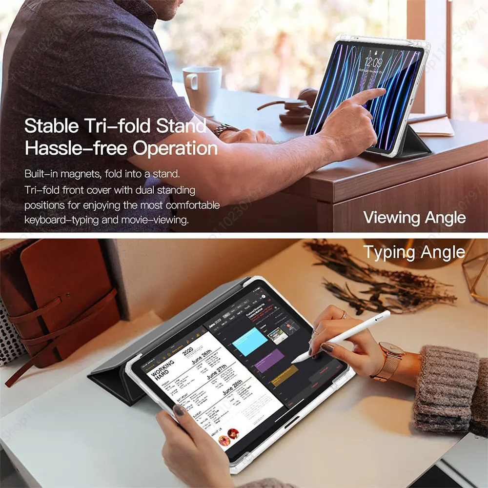 Capa Inteligente Funda Ipad ° ° ° Geração Case Ipad Pro11 ° ° ° ° Case Ipad Air5 109 105 102 97 Polegadas - Imagem 6