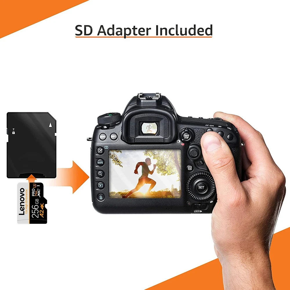 레노버 Class10 메모리 카드 512GB 16GB 고속 풀 HD 비디오 256GB 미니 SD 카드 128GB 256GB 32GB 64GB 최신 마이크로 카드 (휴대폰용)