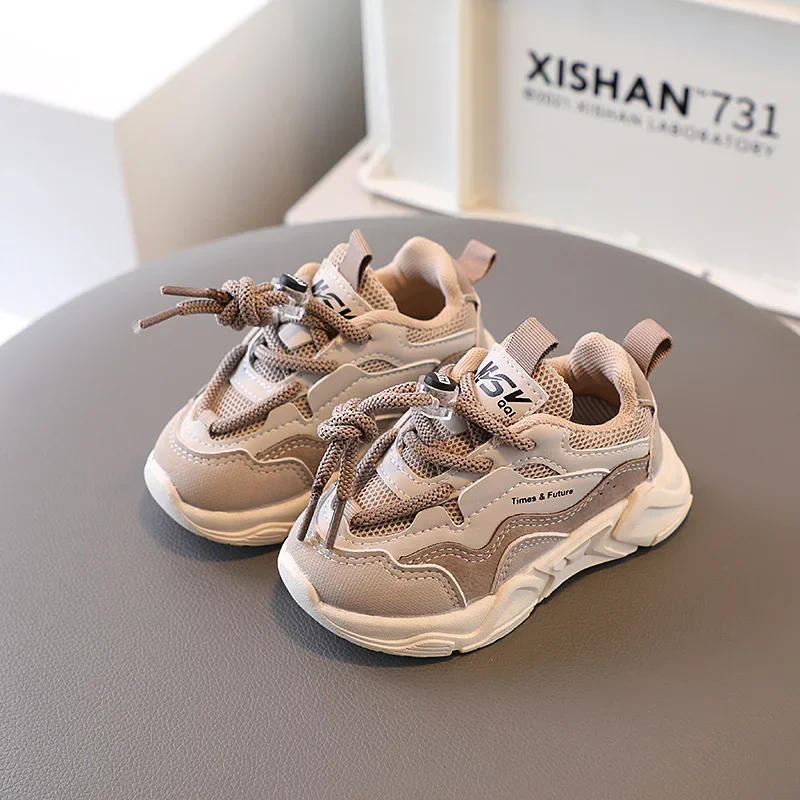 Spring Autumn Kids Sport Shoes Boys Children Outdoor Running Sneakers Fashion Mesh Breathable 4