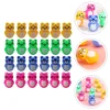 24 Pcs Decorations Tumbler Toy Child Mini Animal Sculpture Abs Babydoll Desktop Adornment 5