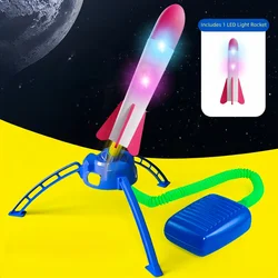 Air - Powered Outdoor Rocket Launch Toy - Fun Stomp Game (1 Rocket Set)