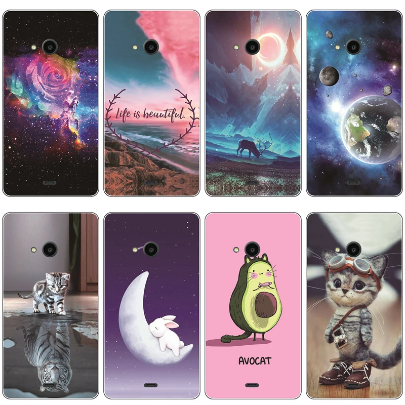 Custodia Per Microsoft Nokia Lumia 535 Cover Silicone Soft Tpu Custodie Protettive Coque Per Microsoft Nokia Lumia 535