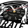 Personalized Karateka Vinyl Record Wall Clock For Boys Room Fighting Sports Japanese Martial Arts Home Decor Custom Karate Clock 4
