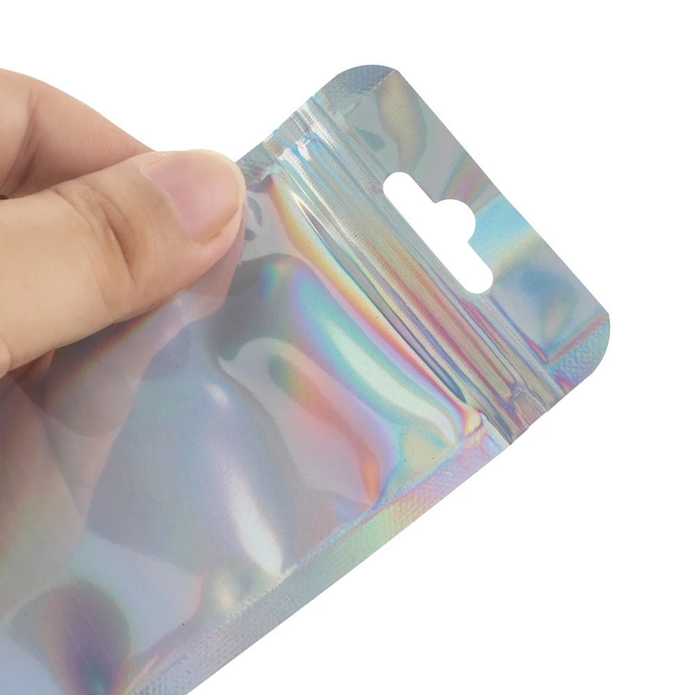 Kovict 100~800Pcs/Lot Clear Sealable Packaging Bag  With Zip Lock Plastic Bags For Beadable Pen Jewellery Accessories