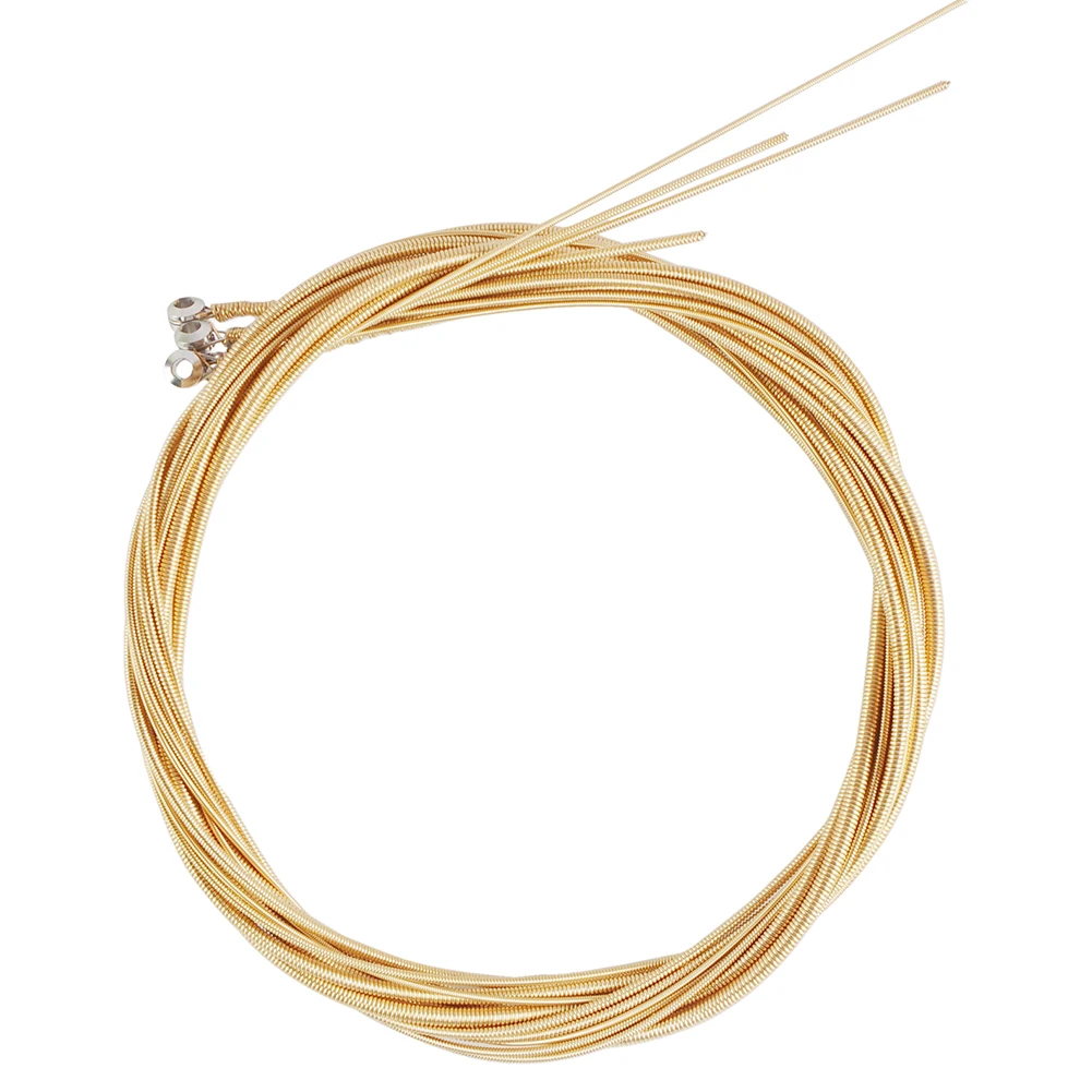 

45-10 Gauge Acoustic Bass Strings 4 String Brass Brass String Replacement Accessories High Quality Guitar Part