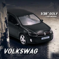 1:36 Volkswagen Golf GTI Alloy Car Model Diecast Metal Sports Car Vehicles Model Miniature Scale Simulation Collection Kids Gift 2