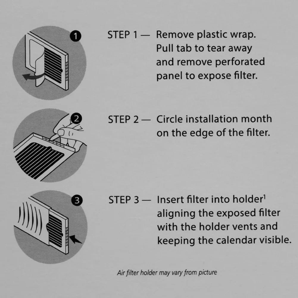4Pcs Refrigerator Air Filter for Electrolux EAFCBF PAUL 242061001 241754001 Fridge Freezer Activated Carbon Air Filter