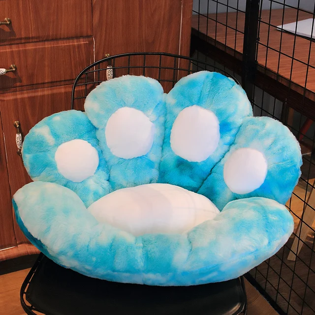 thumbnail image 1 of 2 Sizes Kawaii Plush Bear Paw Mat Cute Animal Bear Cat Foot Pillow Heart Plush Cushion Stuffed Soft Toys for Home Decor Gifts, 1 of 5