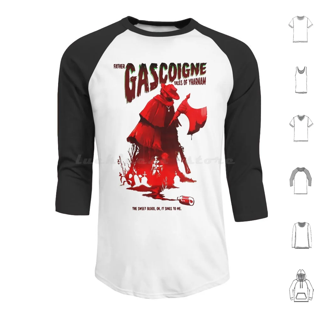 Bloodborne-Father Gascoigne Felpa Con Cappuccio Cotone Manica Lunga Padre Gascoigne Bloodborne Padre Gascoigne Bloodborne