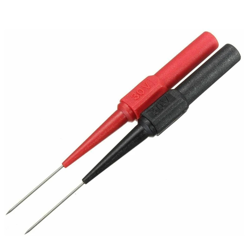 

2PCS Digital Multimeter Probe Measuring Device Clamp Copper Test Lead Digital Multimeter Test Equipment 1A/30V Test Probes Plug
