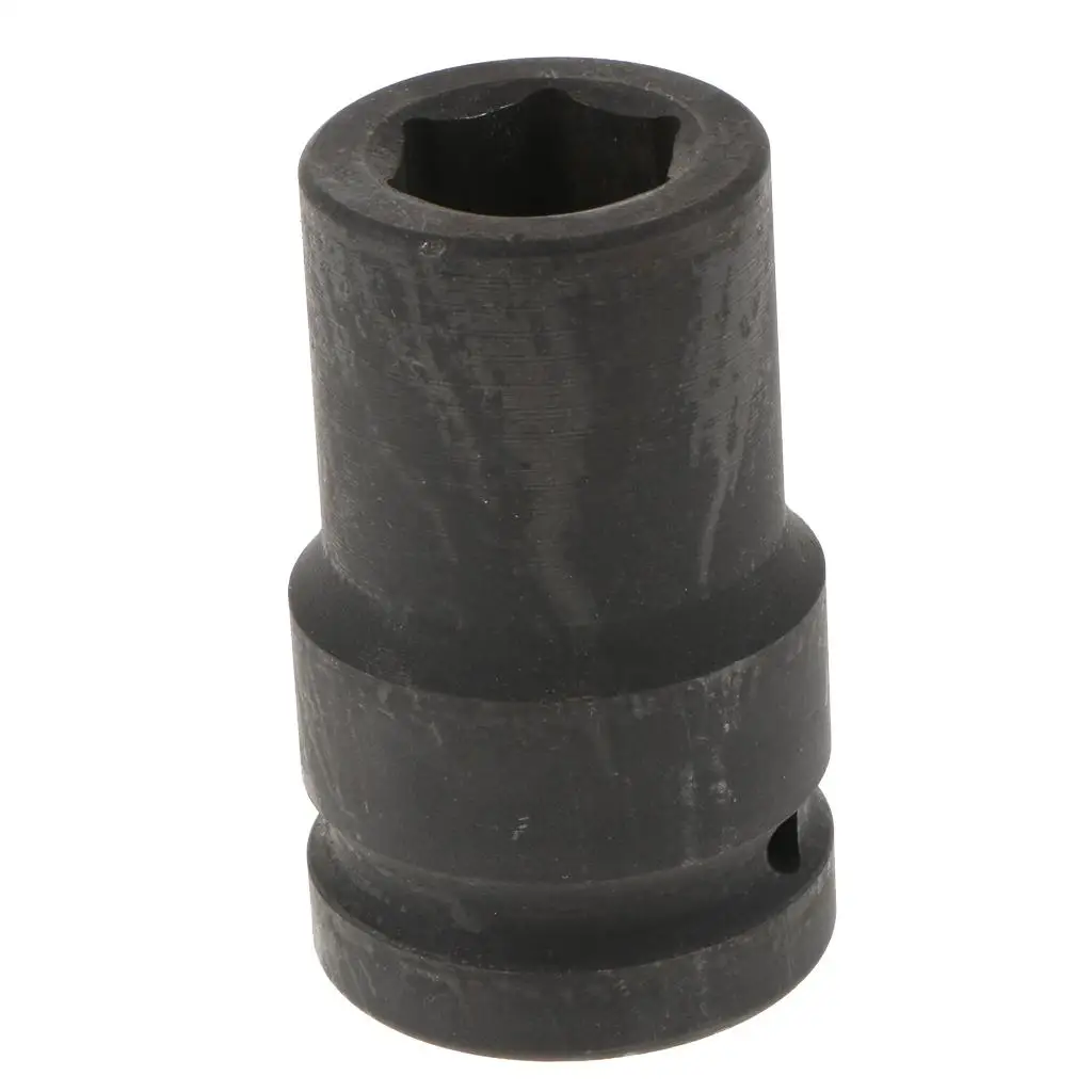 

Heavy Duty 24mm Metric Impact Socket with 1 inch Drive, 6-Point, Black