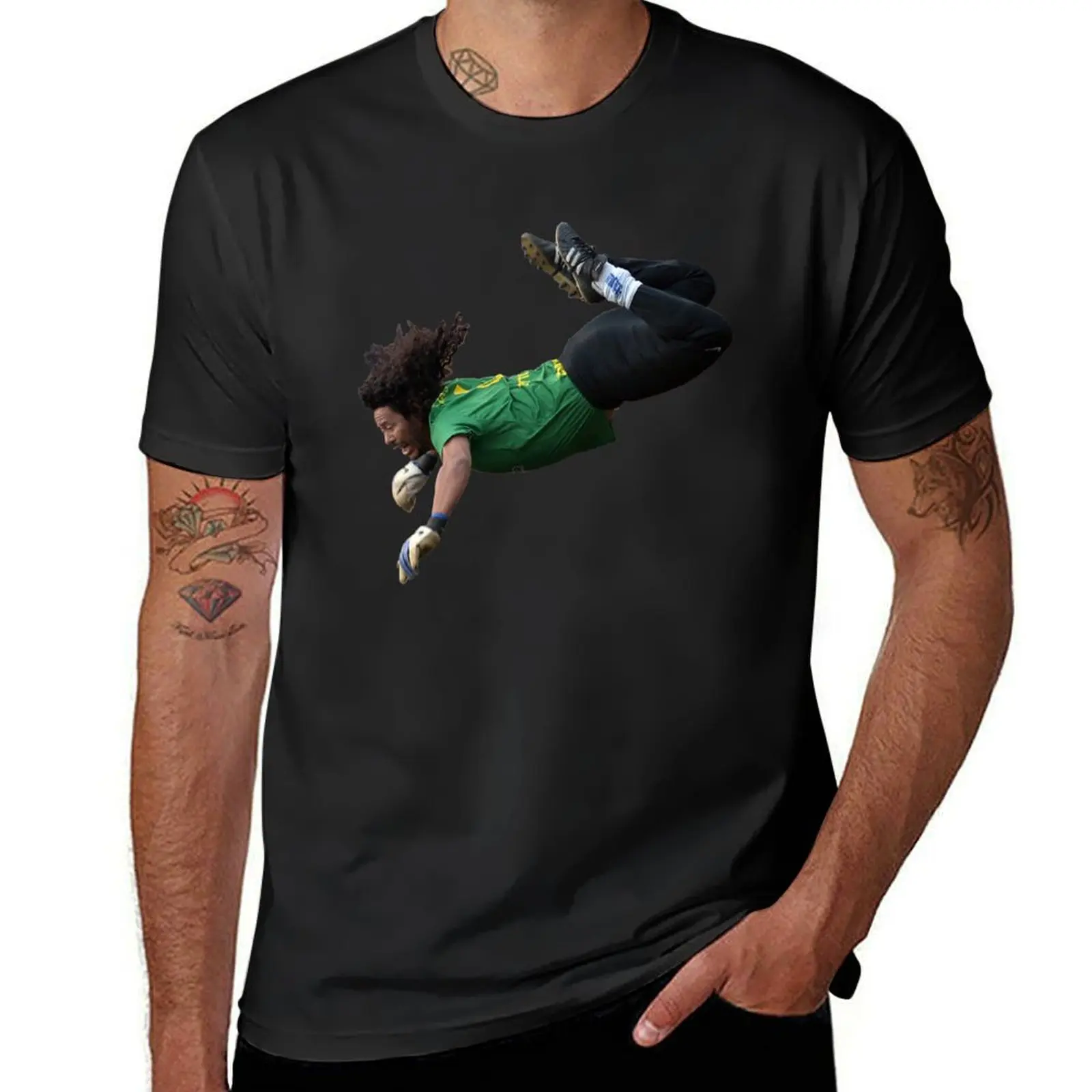 Renene El Escorpion Higuita 티셔츠, 맞춤형 플러스 사이즈 탑, 소년 화이트, 플러스 사이즈 s 플레인 블랙 티셔츠